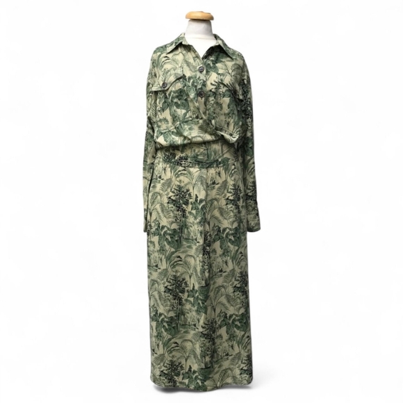 ZARA Linen Dress 14 - Picture 9 of 14